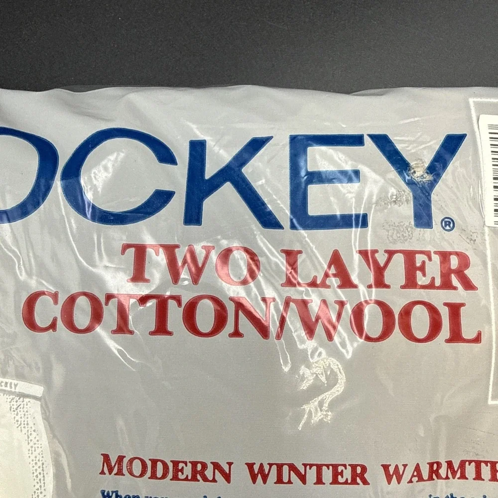 Vtg 1987 Jockey Long Underwear, Long Johns 38‎ Sealed Wool Cotton Nylon Blend